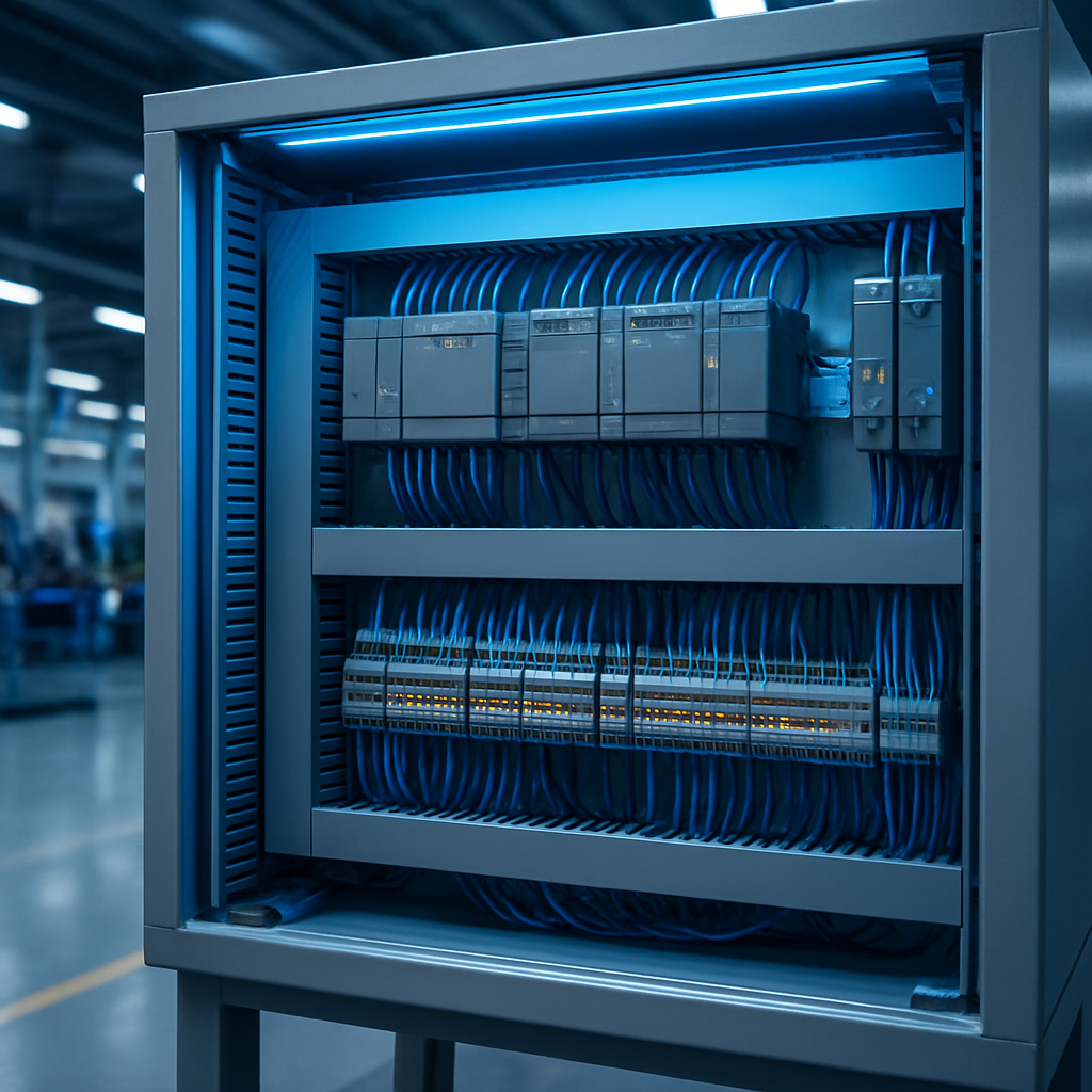Automatizace výrobní linky — realizace Elektro Beskydy v lokalitě Třinec